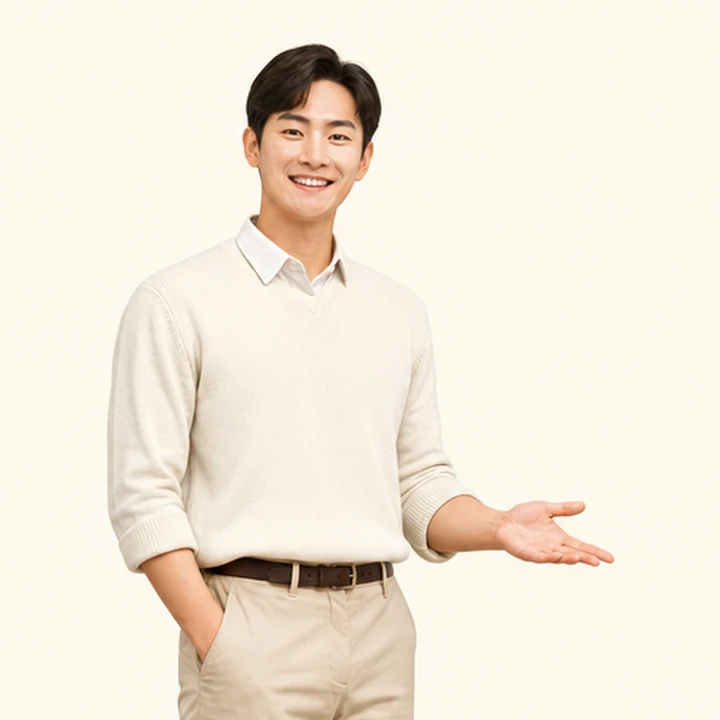 개인회생 장기렌트 상담 신청을 안내하는 담당자